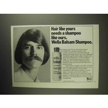 1973 Wella Balsam Shampoo Ad - Hair Like Yours Needs