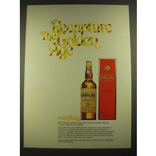 1979 Haig Golden Age Scotch Ad - Recapture the Golden Age