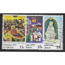 AUS 1979 (SET) 'CHRISTMAS' (3v)' FINE USED (EBID52-108)