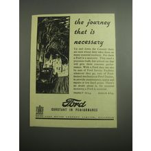 1948 Ford Cars Ad - The journey that is necessary