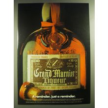 1974 Grand Marnier Liqueur Ad - A reminder, just a reminder