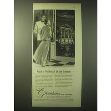 1948 The Greenbrier Resort Ad - August is refreshing at the new Greenbrier