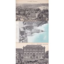 Calais Hotel De Ville French Market 3x Postcard s