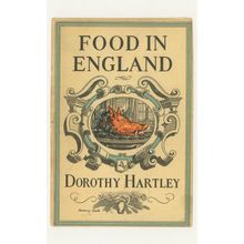 Food In England Dorothy Hartley 1954 Book Postcard