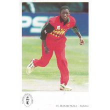 Miluleki Nkala Zimbabwe International Cricketer Cricket Postcard