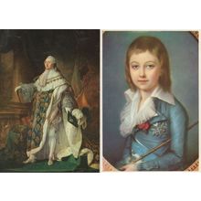 Son Of Roi King Louis XVI French Kucharski Painting 2x Postcard
