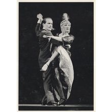 Maria & Carlos Rivarola Italian Ballroom Argentina Tango Dancer Postcard