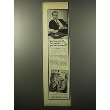 1955 The Saturday Evening Post Ad - You try to pick the murderer.