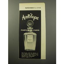 1955 Weil Antilope Perfume Advertisement