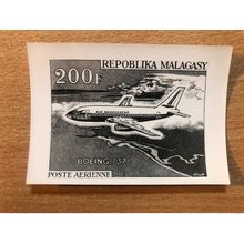 Madagascar 1970 - Epreuve Photo Boeing 737 Air Avion Airplane Flugzeug