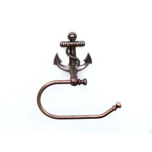 Pack Of 2] Antique Copper Anchor Toilet Paper Holder 10""