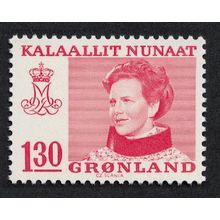 Greenland Queen Margrethe 130 ore Red 1979 MNH SG#102 MI#113