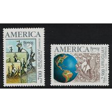 Uruguay Discovery of America by Columbus UPAEP 2v 1992 MNH SG#2085-2086