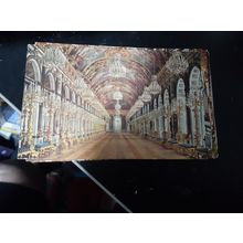 vintage german postcard unused Herrenchiemsee Palace Mirror Gallery