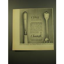 1961 Christofle Germain Silverware Advertisement