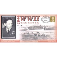 Major Peter Martin CBE WW2 Operation Overlord Hand Signed Benham FDC