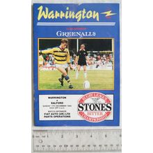 1989 programme Warrington v. Salford