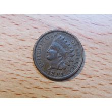 1891 USA 1 Cent Indian Head Coin