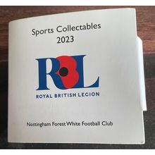 Nottingham Forest Royal British Legion Poppy Remembrance Pin