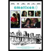 Emoticon _) (2014)_0 Movie Film Poster Canvas iconic design
