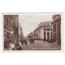 Union Street from Market Street Aberdeen Postcard RP Scotland