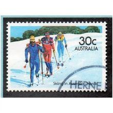 AUS 1984 30c 'SKIING -NORDIC' FINE USED (EBID14860)