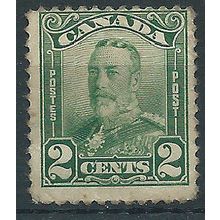 Canada 1928 SG276 2c Green (grubby) Mounted Mint . . ..