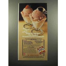 1985 Borden's Eagle Condensed Milk Ad - Ice Cream