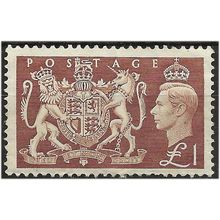 1951 SG512 £1 Brown Mounted Mint ..