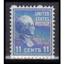 816 11c James Polk Fine MNH B0511