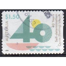 Cocos (Keeling) Islands 2024 40 Years of Self Determination $1.50 Used