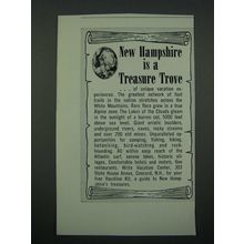 1966 New Hampshire Tourism Ad - A Treasure Trove