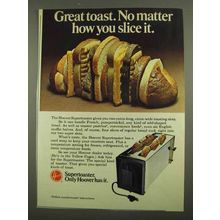 1974 Hoover Supertoaster Ad, No Matter How You Slice It