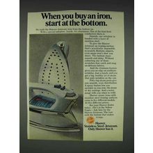 1974 Hoover Jetsteam Iron Ad - Start at the Bottom