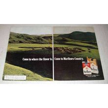 1974 Marlboro Cigarettes Ad - Come To Where Flavor Is
