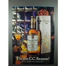 1980 Canadian Club Whisky Ad - the C.C. Season