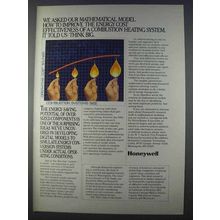 1980 Honeywell Mathematical Modeling Ad - Energy Cost