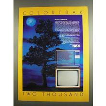 1984 RCA ColorTrak 2000 Model #FJR2020W Television Ad