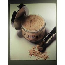 1986 Clinique Blended Face Powder and Brush Ad