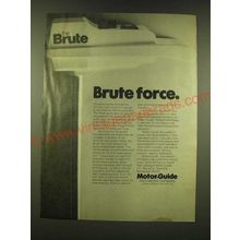 1978 Motor-guide Brute Electric Outboard Motor Ad - Brute Force