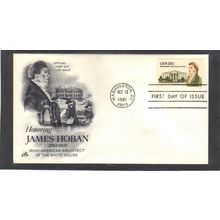 FDC Art Craft 1936 20c James Hoban (Cachet-U/A) CV00229