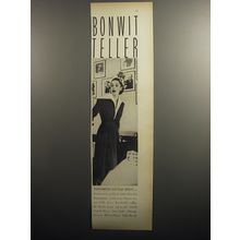 1951 Bonwit Teller Sheila Lynn Dress Ad - Favorite little spot