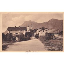 Aschau Atraßenpartie Antique German Postcard
