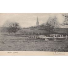 Cuttle River Bridge Warwickshire Antique Postcard