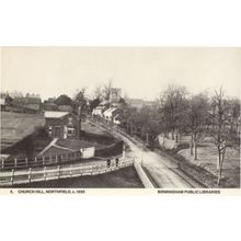 Church Hill Northfield in Victorian Birmingham Real Photo Postcard