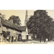The Saracens Head Pub Kings Norton in 1937 Birmingham Real Photo Postcard