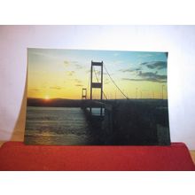 THE SEVERN BRIDGE, BRISTOL unused postcard by Bryan Farmer =
