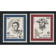 San Marino Belluzzi Architect Orafo Goldsmith Europa 2v 1980 MNH SG#1142-1143