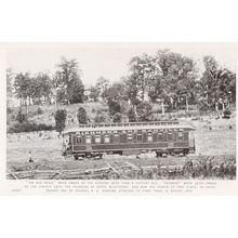 Red House Richmond & Danville Colonel Andrews USA Train Tram Old Postcard