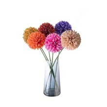 Woodside Home Living Artificial Chrysanthemum Ball Flowers - Multi Coloured Set